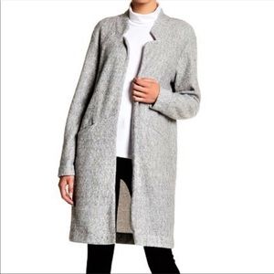 NWT Express gray open front cocoon coat, Large
